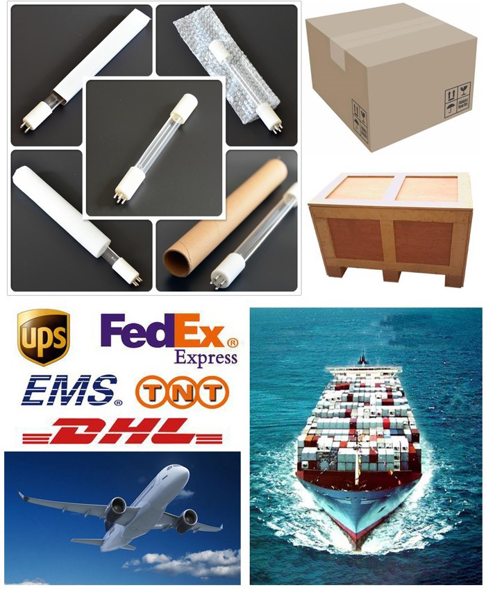 Transport of water purification uv light bulb Transport of water purification uv light bulb